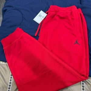 Jordan Red Kids' Jumpman Fleece Joggers